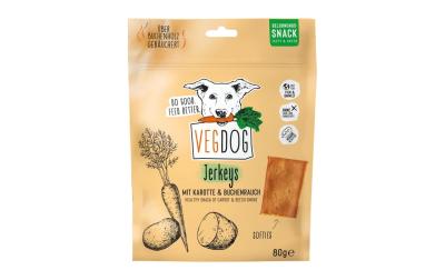 Vegdog Snack Jerkeys 80g