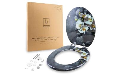 Benkstein WC-Sitz MDF dunkelgrau