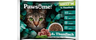 Pawsome Cat Superfood Adult Thunfisch 4x85g