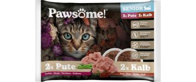 Pawsome Cat Superfood Senior 4x85g