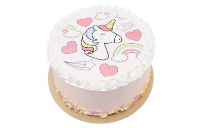 Tortenaufleger Einhorn