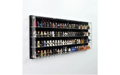 Acryl-Wand-Display 100 LEGO-Minifiguren