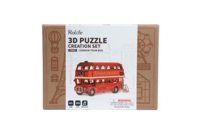 Robotime London Tour Bus