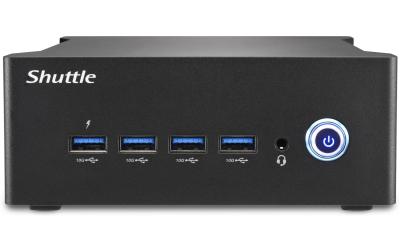 Shuttle nano Barebone NT10H5 schwarz