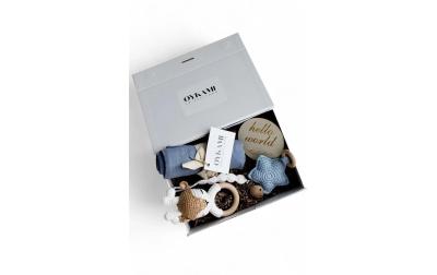 Oykami Geschenkbox Blau Fidschi mit Elch