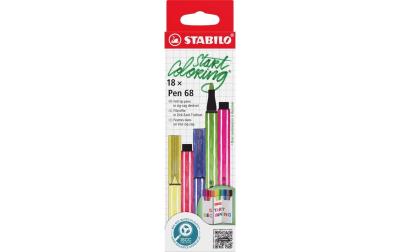 Stabilo pen 68 Zick Zack 18er Etui