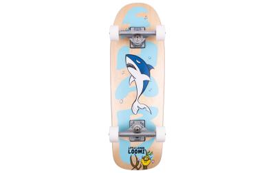 Loomi Corkgrip Shark Kinder-Skateboard