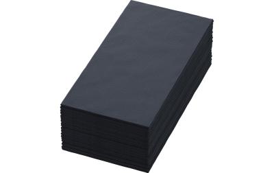 Duni Servietten 3-lagig 1/8 schwarz