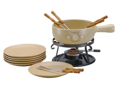 TTM Fondue-Set Alpe komplett 15 teilig