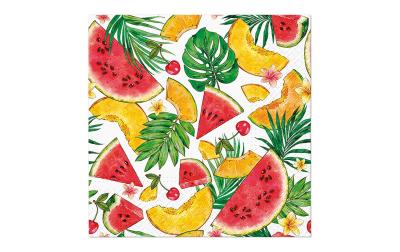 G. Wurm Serviette Früchte