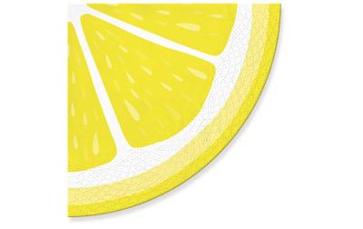 G. Wurm Serviette Zitrone