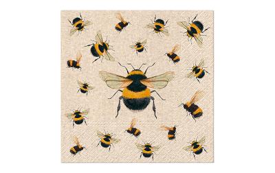 G. Wurm Serviette Biene