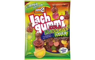 nimm2 Lachgummi Cola Flaschies sauer