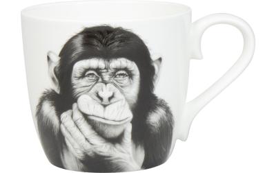 Könitz Bone China Becher Denkender Affe