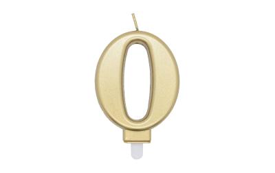 Amscan Kerzen Zahl 0 Sparkling Celebrations