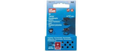 Prym Druckknöpfe Jersey, schwarz