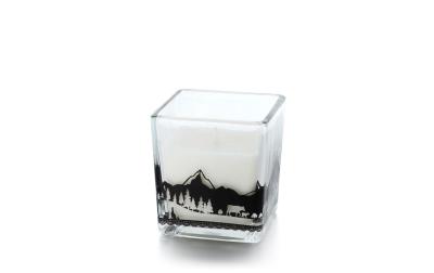 balthasar Kerze Alp im Glas