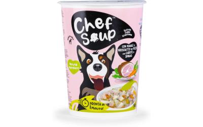Chef Soup Schwein, Schinken, Spinat