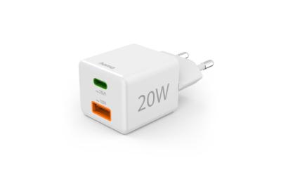 Hama Gan charger USBA USBC 20W