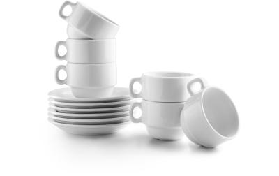 Ibili Set 6 Tassen + Unterteller