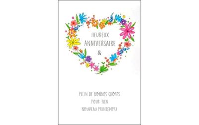 ABC carte d'anniversaire