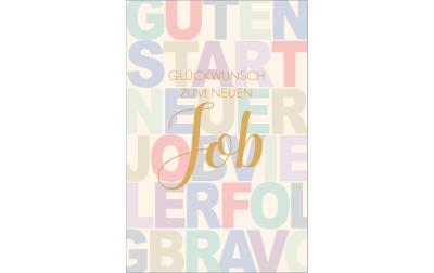 ABC Grusskarte Wilkommen