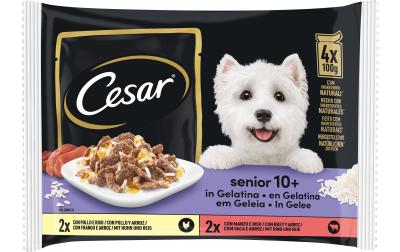 Cesar Senior Beutel 10+ Gelee 4x100g