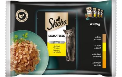 Sheba Delikatesse Gelee Geflügel Variation