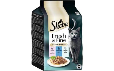 Sheba Fresh&Fine Sauce Lachs,Thunf.&Forelle
