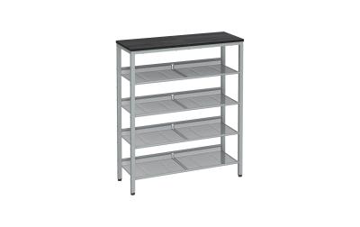 Vasagle Schuhgestell Grau, 5 Ablagen