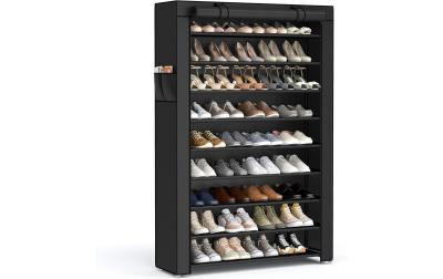 Songmics Schuhgestell, 8 verstellb.Ablagen