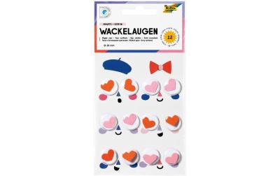 Folia Wackelaugen selbstklebend Hearts