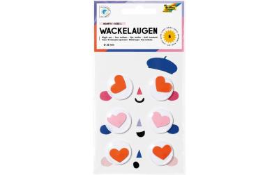 Folia Wackelaugen selbstklebend Hearts