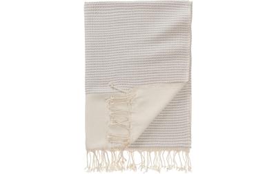 URBANARA Strandtuch Bolu 180x95cm Grau