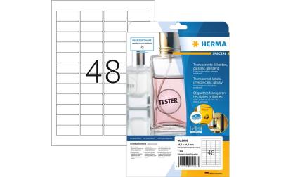 Herma Transparente FolienEtiketten 45x21mm