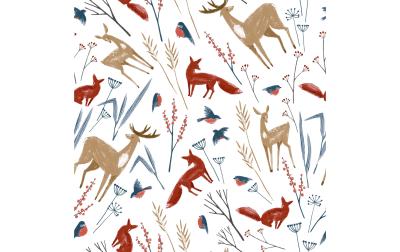 Paper + Design Servietten Herbst Tiere