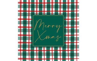 Paper + Design Servietten Xmas check