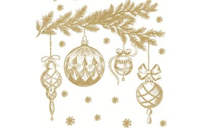 Paper + Design Servietten Bauble symphony