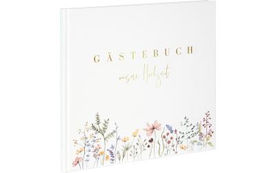 Goldbuch Hochzeitsgästebuch Blütenliebe