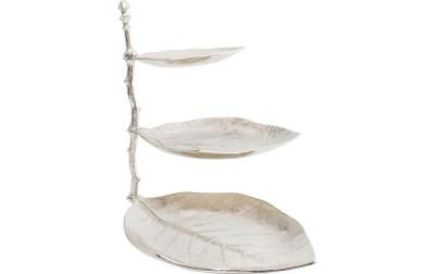 Kare Etagere Leaf Silber