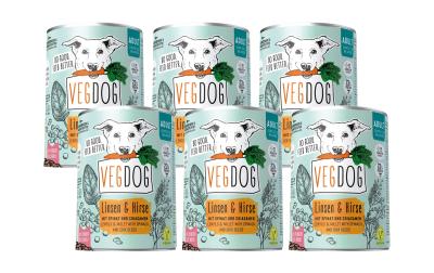 Vegdog Adult Linsen+Hirse 6x400g