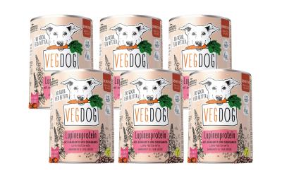 Vegdog Sensitive Lupinenprotein 6x400g