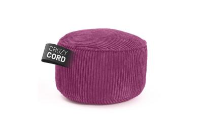 Lumaland Sitzsack Hocker Pouf Cord 50l wein