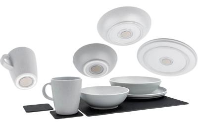 Silwy Kunststoff-Geschirr-Set Dolomit