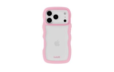 Holdit Wavy Case Pink/Transparent