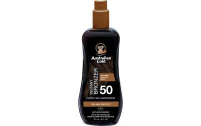 AustralianGold Spray Gel mit Bronzer SPF50