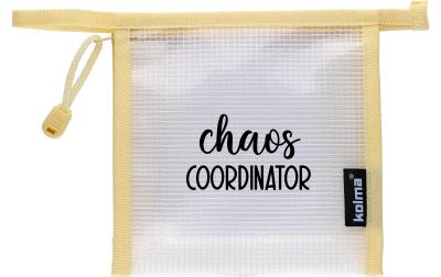 Reissverschlusstasche Mesh Bag crème