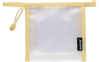 Reissverschlusstasche Mesh Bag crème