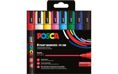 Uni POSCA Marker PC5M SET8 Basic