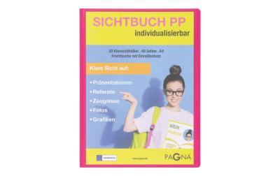 Pagna Sichtbuch mit Fronttasche, School A4
